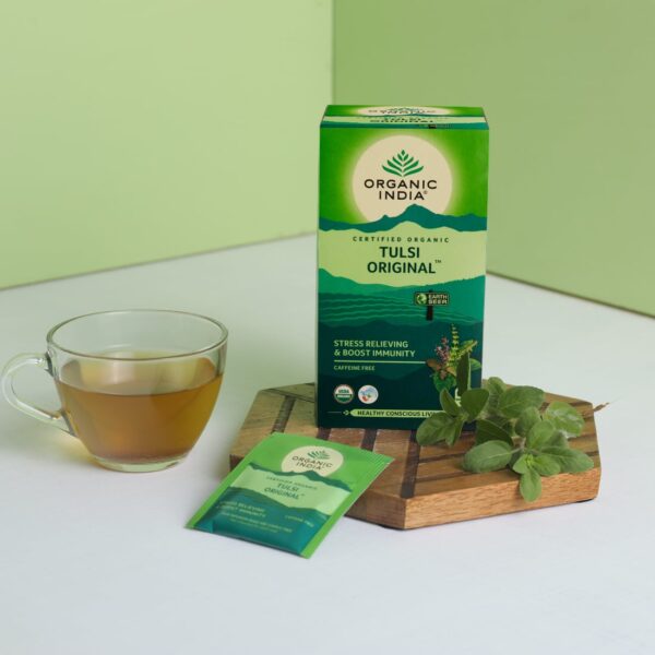 Infusão Biológica Tulsi Original - 25 saquetas – Organic India