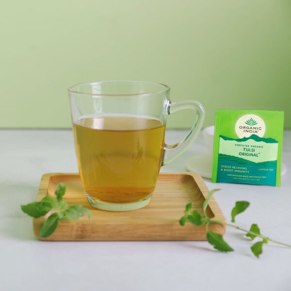 Infusão Biológica Tulsi Original - 25 saquetas – Organic India