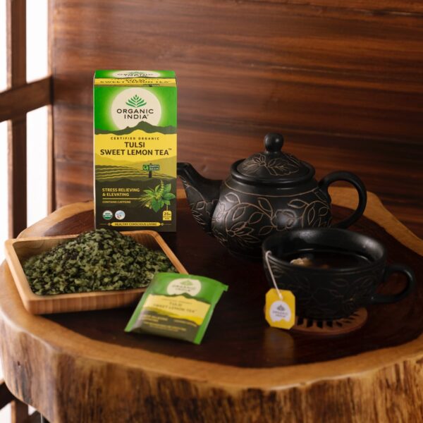 Infusão Biológica Tulsi Sweet Lemon - 25 saquetas – Organic India
