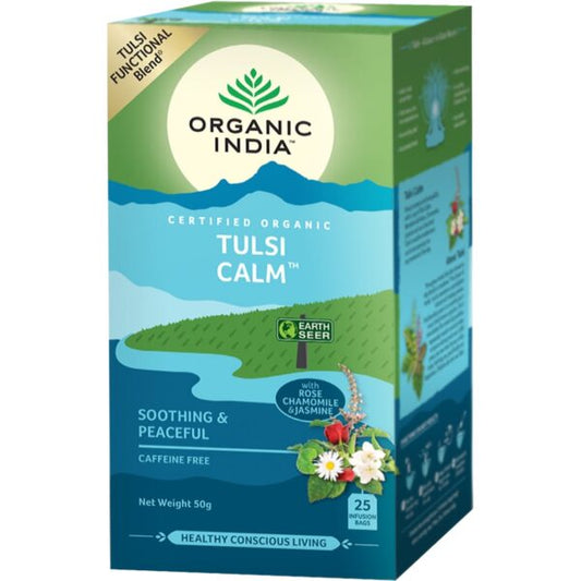 Infusão Biológica Tulsi Calm - 25 saquetas – Organic India