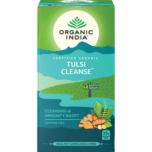 Infusão Biológica Tulsi Cleanse - 25 saquetas – Organic India
