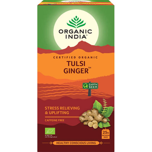 Infusão Biológica Tulsi Ginger - 25 saquetas – Organic India