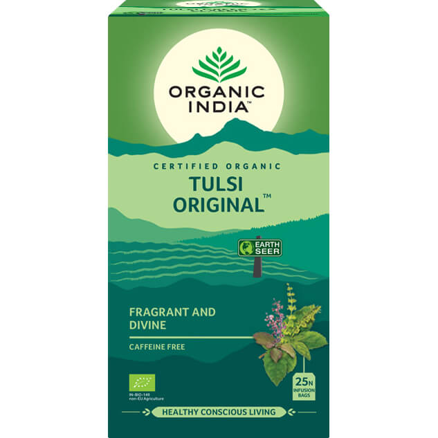 Infusão Biológica Tulsi Original - 25 saquetas – Organic India