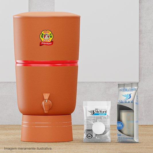 Filtro de Barro São João Premium 8L – Cerâmica Stéfani