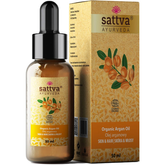 Óleo de Argão Biológico para Rosto, Corpo e Cabelo 50 ml – Sattva