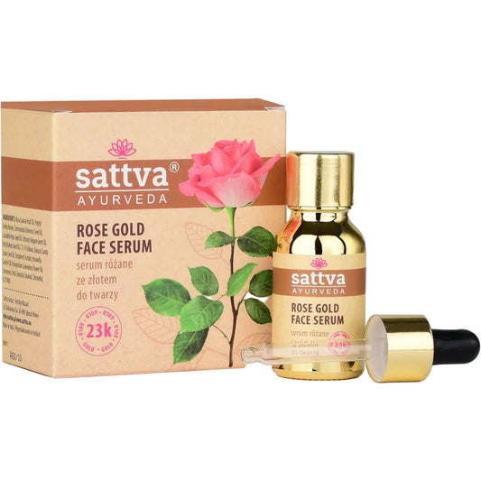 Sérum Facial Rose Gold com Ouro de 23 Quilates 15 ml – Sattva