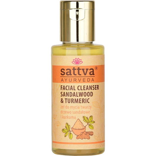 Gel de Limpeza Facial com Sândalo e Curcuma 100 ml – Sattva