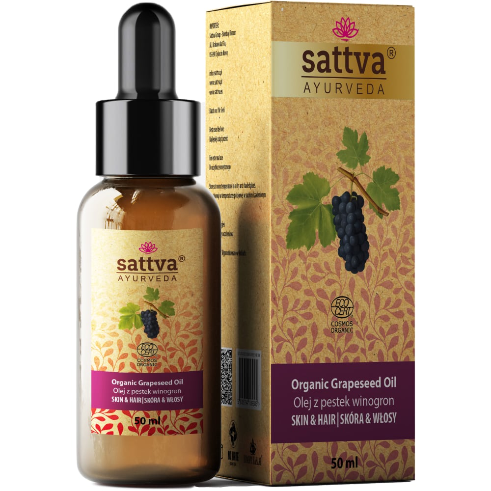 Óleo de Grainha de Uva Biológico 50 ml – Sattva