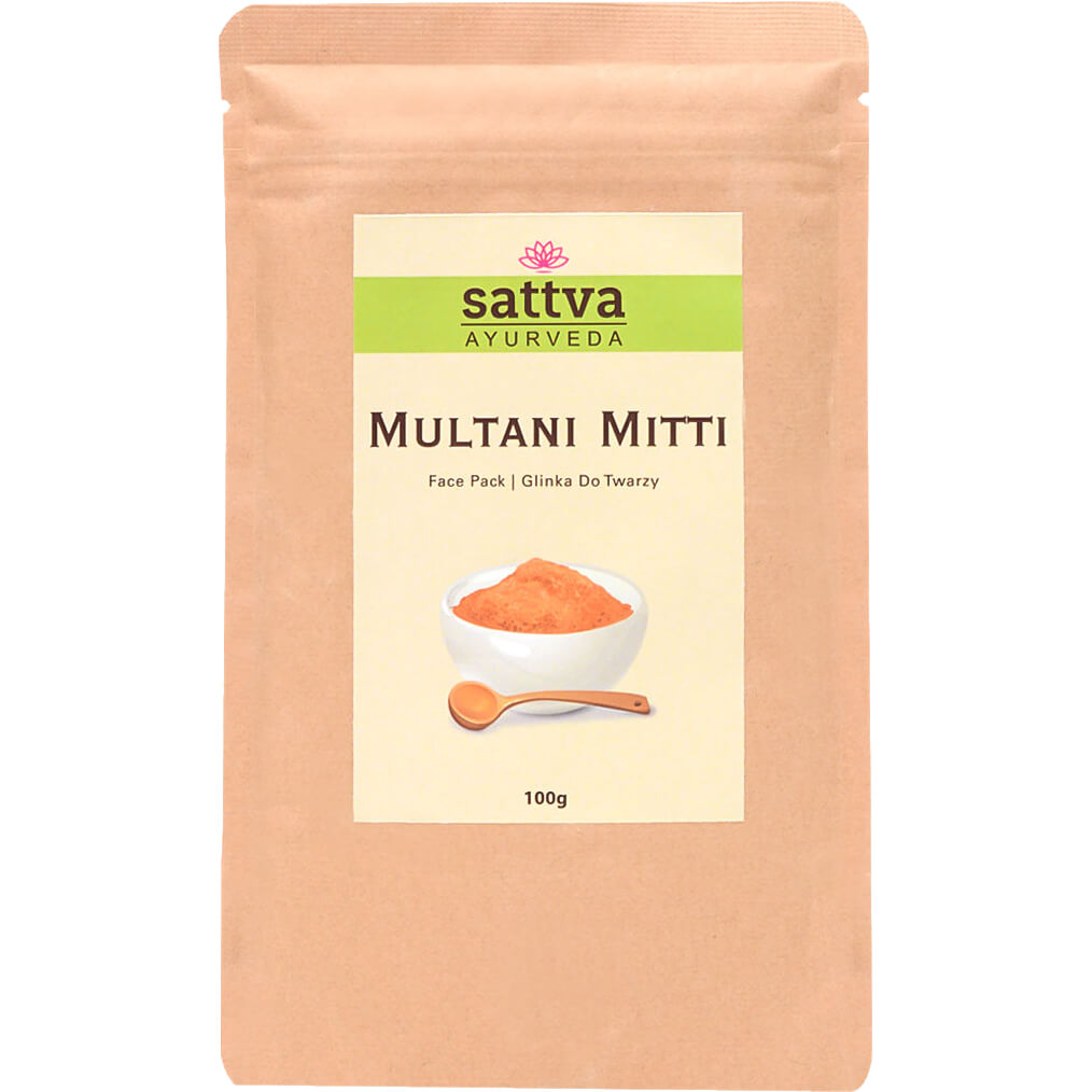 Máscara Facial de Argila Multani Mitti 100 g – Sattva