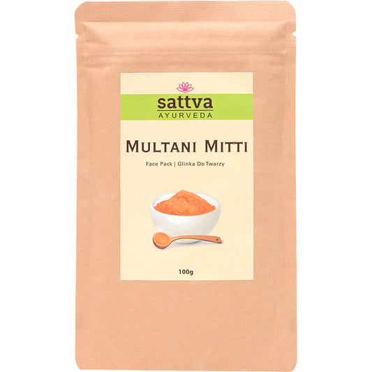 Máscara Facial de Argila Multani Mitti 100 g – Sattva