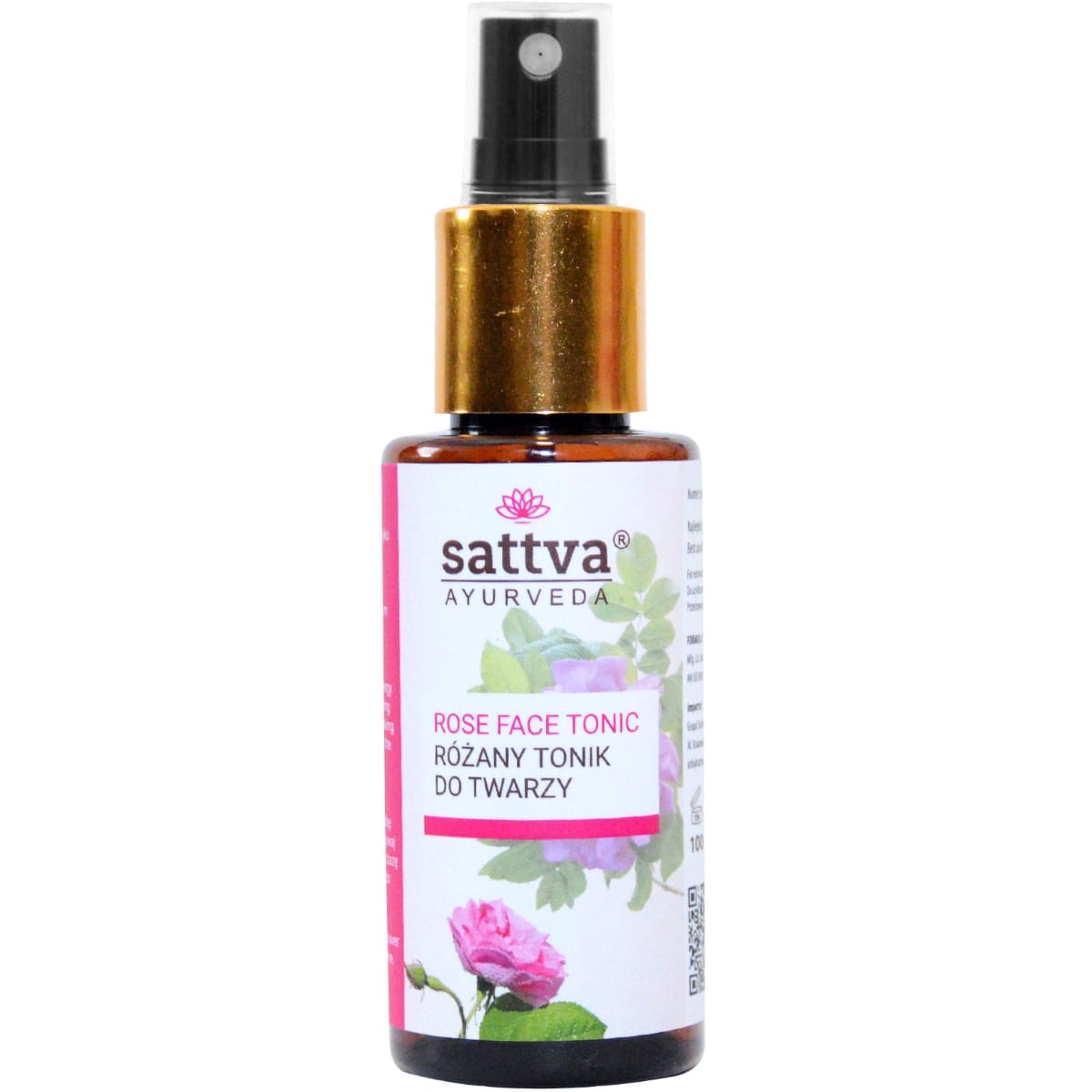 Tónico Facial com Água de Rosas 100 ml – Sattva