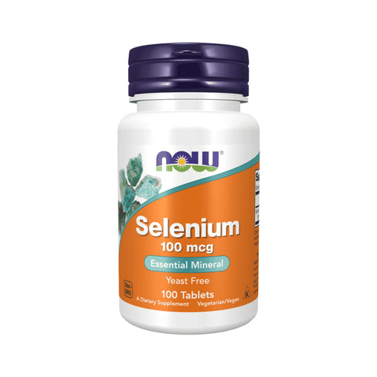 Selenium 100 mcg 100 Comprimidos Now Foods