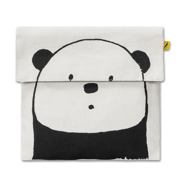 Flip snack sack - Panda|Black