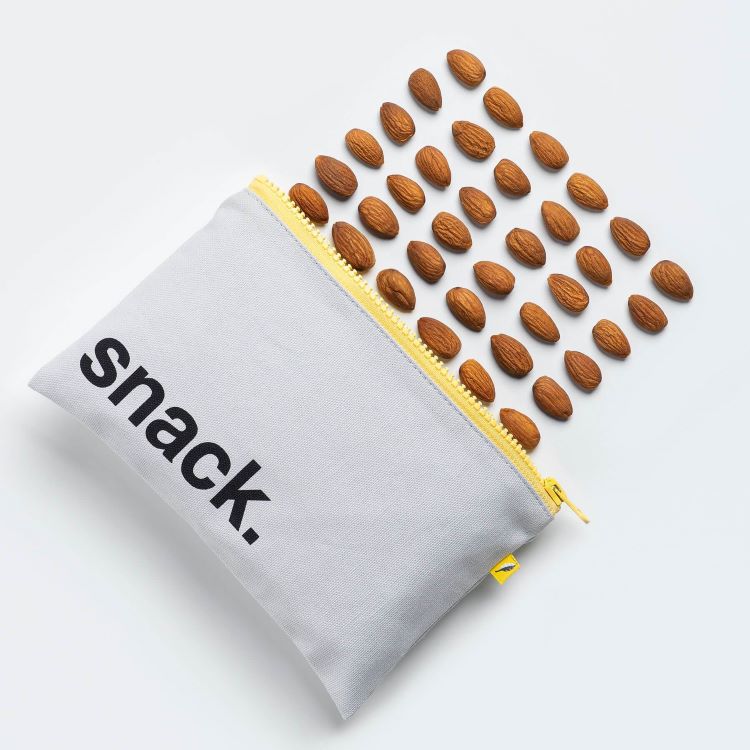 Zip Snack Sack - 'Snack' black