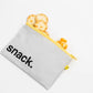 Zip Snack Sack - 'Snack' black