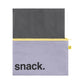 Zip Snack Sack - 'Snack' Lavender