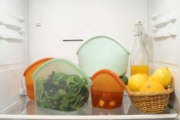 Bolsa para alimentos de silicone - Hugger Bag - Juniper Clear