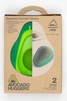 Tampas ajustáveis de silicone para abacate - Conjunto de 2